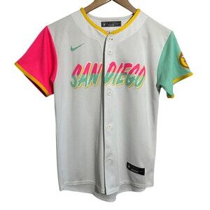 Nike San Diego Padres City Connect Jersey Youth M 10/12 Fernando Tatis Jr